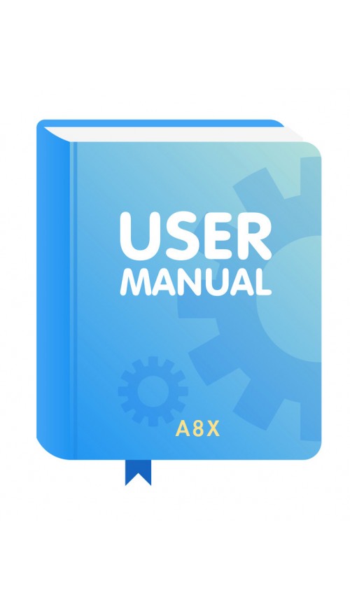 A8X SERIES ANDROID 8.0 PRODUCT MANUAL